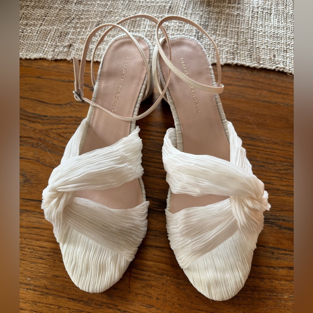 Loeffler Randall Raegan pearl twist heel